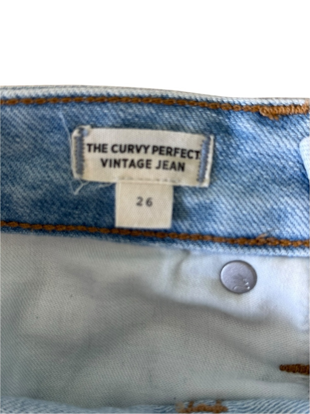 Madewell The Curvy Perfect Vintage Jean Womens Size 26 - Picture 7 of 16